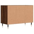 Miniatyrbilde 5 av 10: vidaXL TV-benk brun eik 69,5x30x50 cm konstruert tre