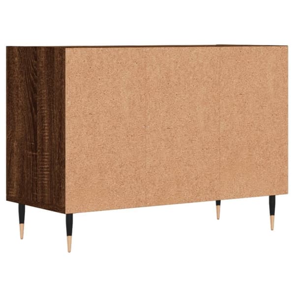 vidaXL TV-benk brun eik 69,5x30x50 cm konstruert tre
