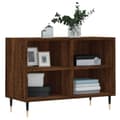 Miniatyrbilde 2 av 10: vidaXL TV-benk brun eik 69,5x30x50 cm konstruert tre