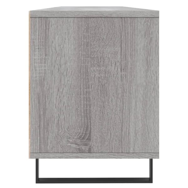vidaXL tv-bord 150x30x44,5 cm konstrueret træ grå sonoma-eg