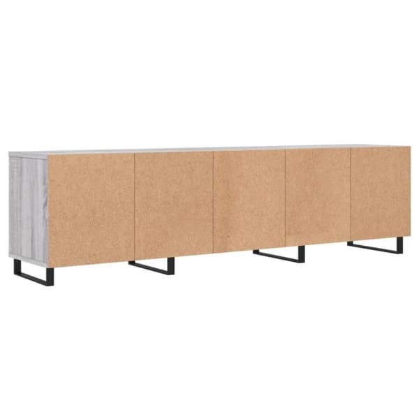 vidaXL tv-bord 150x30x44,5 cm konstrueret træ grå sonoma-eg