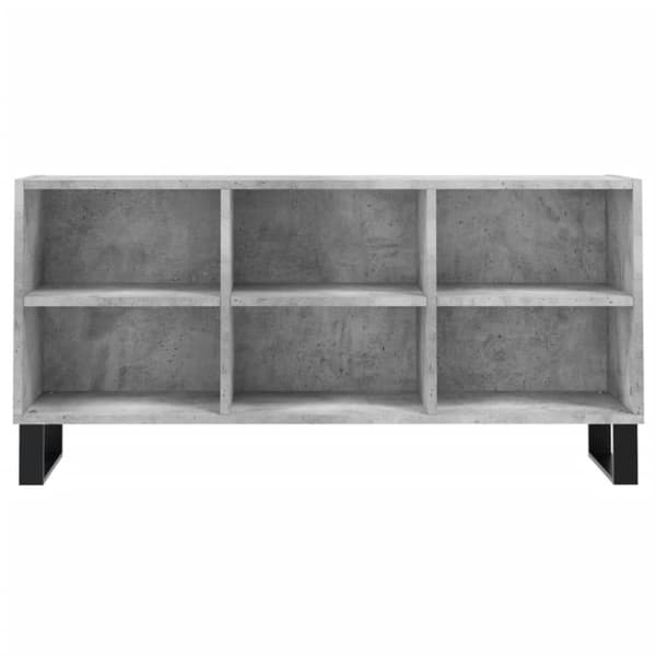 vidaXL Tv-bänk betonggrå 103,5x30x50 cm konstruerat trä