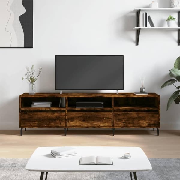 vidaXL TV-taso savutammi 150x30x44,5 cm tekninen puu