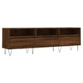 Miniatyrbillede 1 af 11: vidaXL tv-bord 150x30x44,5 cm konstrueret træ brun egetræsfarve