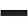 Miniatyrbillede 4 af 11: vidaXL tv-bord 150x30x44,5 cm konstrueret træ sort