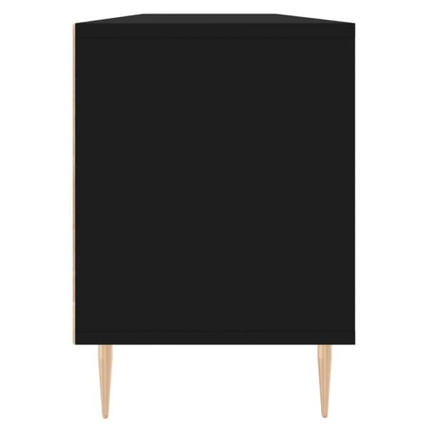 vidaXL tv-bord 150x30x44,5 cm konstrueret træ sort