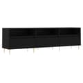 Miniatyrbillede 1 af 11: vidaXL tv-bord 150x30x44,5 cm konstrueret træ sort