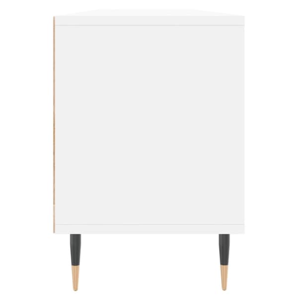 vidaXL tv-bord 150x30x44,5 cm konstrueret træ hvid