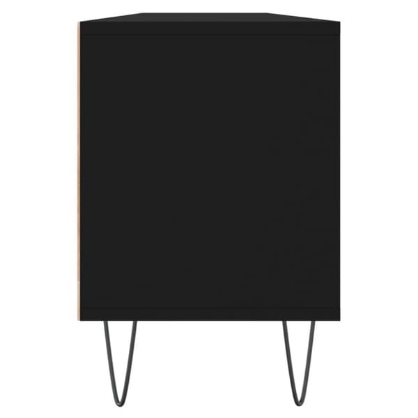 vidaXL Tv-bänk svart 150x30x44,5 cm konstruerat trä