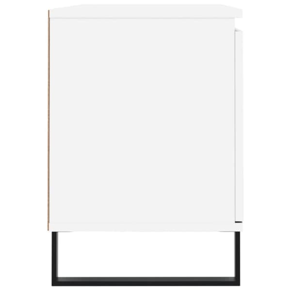 vidaXL tv-bord 104x35x50 cm konstrueret træ hvid