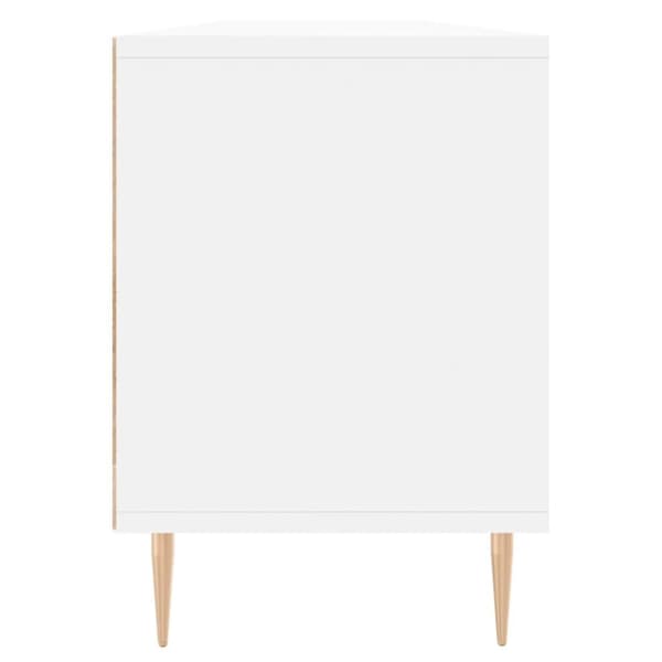 vidaXL tv-bord 150x30x44,5 cm konstrueret træ hvid