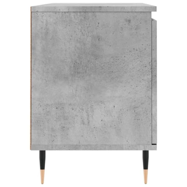 vidaXL TV-taso betoninharmaa 104x35x50 cm tekninen puu