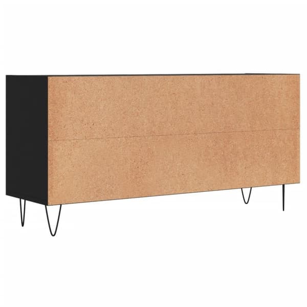 vidaXL tv-bord 103,5x30x50 cm konstrueret træ sort