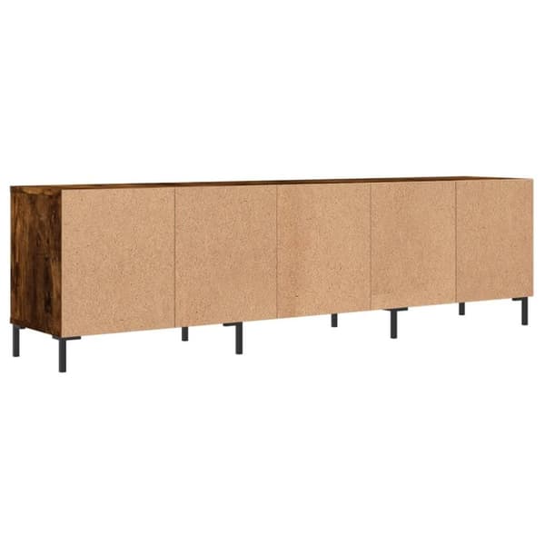 vidaXL TV-benk røkt eik 150x30x44,5 cm konstruert tre