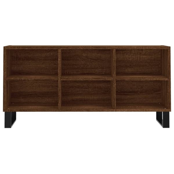 vidaXL tv-bord 103,5x30x50 cm konstrueret træ brun egetræsfarve