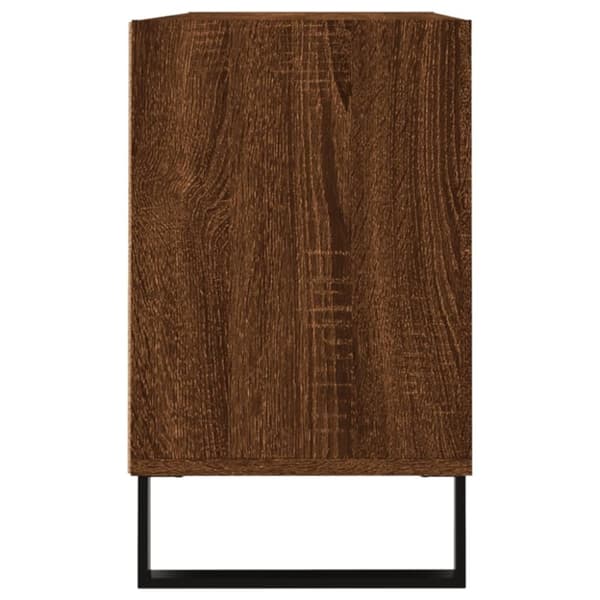 vidaXL TV-benk brun eik 103,5x30x50 cm konstruert tre
