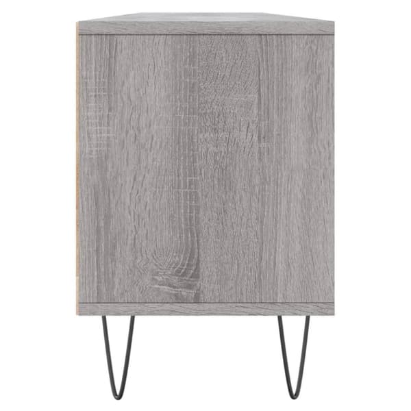 vidaXL TV-taso harmaa Sonoma 150x30x44,5 cm tekninen puu