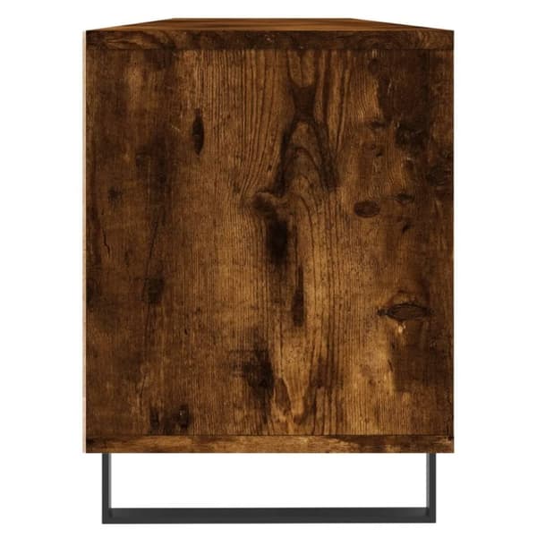 vidaXL tv-bord 150x30x44,5 cm konstrueret træ røget egetræsfarve
