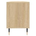 Miniatyrbillede 7 af 11: vidaXL tv-bord 150x30x44,5 cm konstrueret træ sonoma-eg