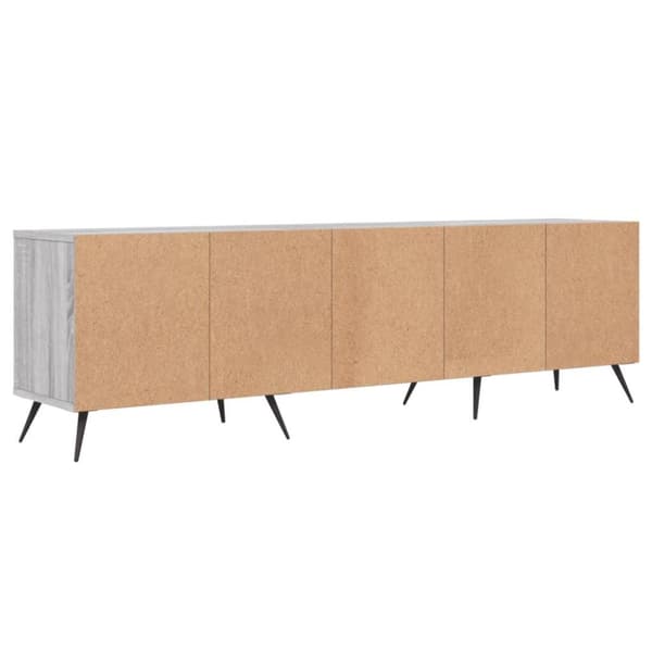 vidaXL TV-benk grå sonoma 150x30x44,5 cm konstruert tre