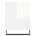 Miniatyrbillede 6 af 11: vidaXL tv-bord 150x30x44,5 cm konstrueret træ hvid højglans