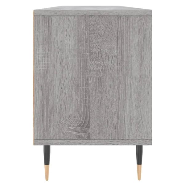 vidaXL TV-benk grå sonoma 150x30x44,5 cm konstruert tre