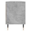 Miniatyrbilde 6 av 11: vidaXL TV-benk betonggrå 150x30x44,5 cm konstruert tre