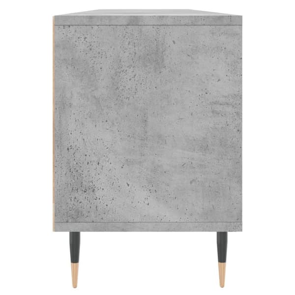 vidaXL TV-benk betonggrå 150x30x44,5 cm konstruert tre