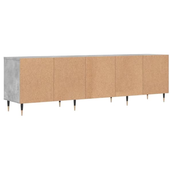 vidaXL TV-benk betonggrå 150x30x44,5 cm konstruert tre