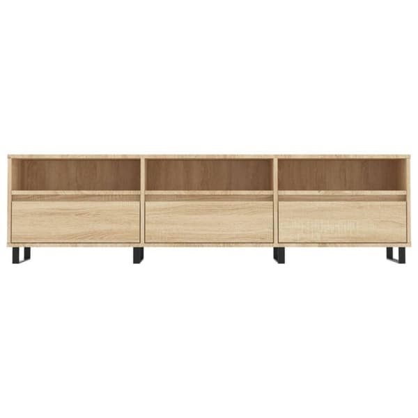 vidaXL TV-benk sonoma eik 150x30x44,5 cm konstruert tre