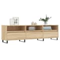 Miniatyrbilde 2 av 11: vidaXL TV-benk sonoma eik 150x30x44,5 cm konstruert tre