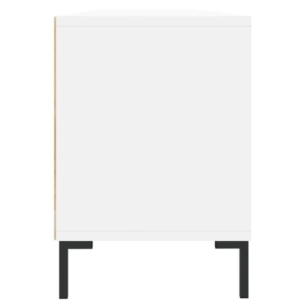 vidaXL TV-benk hvit 150x30x44,5 cm konstruert tre