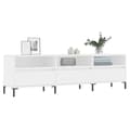 Miniatyrbilde 2 av 11: vidaXL TV-benk hvit 150x30x44,5 cm konstruert tre