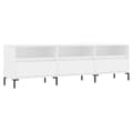 Miniatyrbilde 1 av 11: vidaXL TV-benk hvit 150x30x44,5 cm konstruert tre