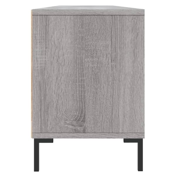 vidaXL Tv-bänk grå sonoma 150x30x44,5 cm konstruerat trä