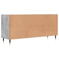 Miniatyrbilde 5 av 10: vidaXL TV-benk betonggrå 103,5x30x50 cm konstruert tre