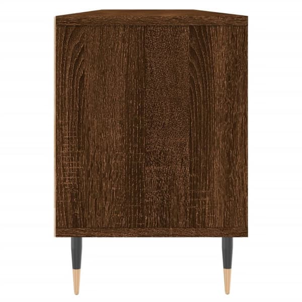vidaXL TV-taso ruskea tammi 150x30x44,5 cm tekninen puu
