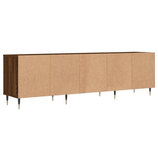 vidaXL TV-taso ruskea tammi 150x30x44,5 cm tekninen puu