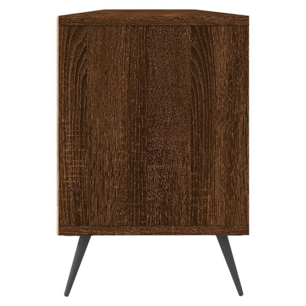 vidaXL Tv-bänk brun ek 150x30x44,5 cm konstruerat trä