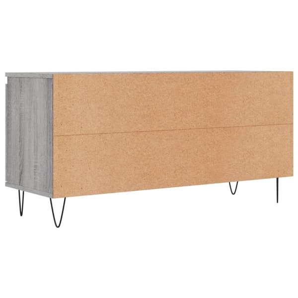 vidaXL TV-benk grå sonoma 104x35x50 cm konstruert tre