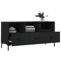 Miniatyrbillede 4 af 11: vidaXL tv-bord 102x36x50 cm konstrueret træ sort