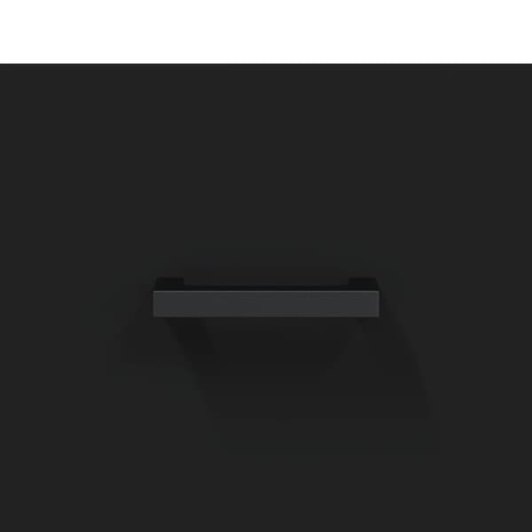 vidaXL tv-bord 102x36x50 cm konstrueret træ sort