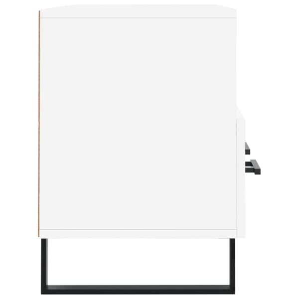 vidaXL Tv-bänk vit 102x36x50 cm konstruerat trä