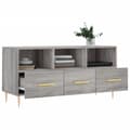 Miniatyrbilde 4 av 11: vidaXL TV-benk grå sonoma 102x36x50 cm konstruert tre