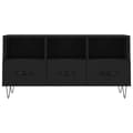 Miniatyrbillede 5 af 11: vidaXL tv-bord 102x36x50 cm konstrueret træ sort