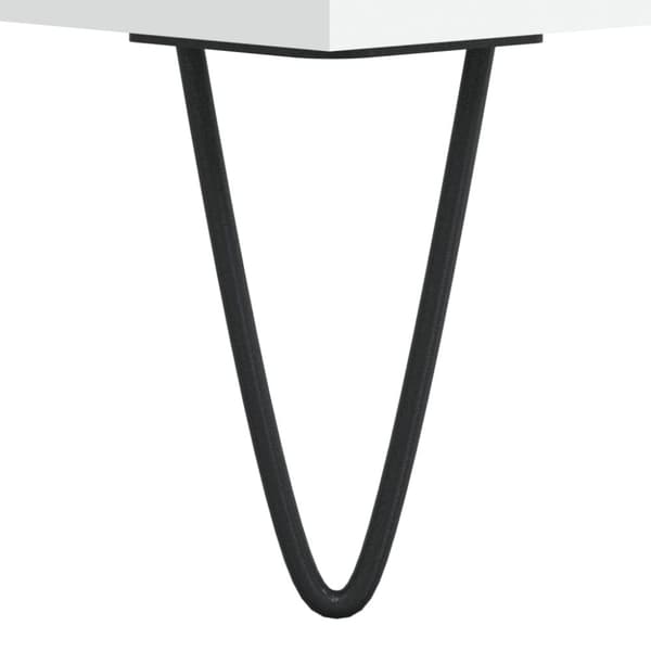 vidaXL TV-benk hvit 102x36x50 cm konstruert tre
