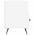 Miniatyrbilde 7 av 11: vidaXL TV-benk hvit 102x36x50 cm konstruert tre
