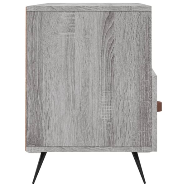 vidaXL TV-taso harmaa Sonoma 102x36x50 cm tekninen puu