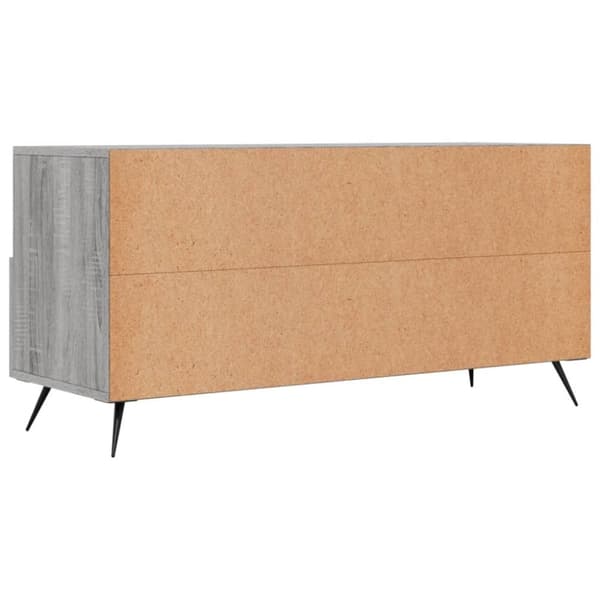 vidaXL TV-taso harmaa Sonoma 102x36x50 cm tekninen puu