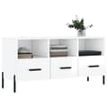 Miniatyrbillede 3 af 11: vidaXL tv-bord 102x36x50 cm konstrueret træ hvid højglans